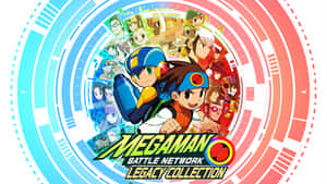 數位環中的《Mega Man Battle Network Legacy Collection》動漫角色。 — 洛克人 壁紙