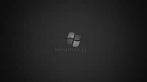 深灰色紋理背景上的 Windows 8 標誌 — 深色窗戶 壁紙