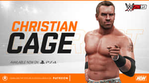 WWE摔角手Christian Cage在PS4版WWE 2K19的遊戲宣傳海報中。 — 三星 壁紙