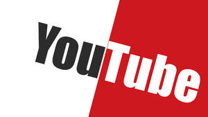 YouTube 標誌，在紅色和白色分割的背景上顯示黑色和白色文字。