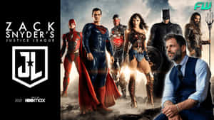 Zack Snyder's Justice League 超級英雄團隊，包括超人、神力女超人和蝙蝠俠，擺出戲劇性的姿勢。 — 正義聯盟 壁紙