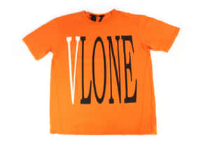 橙色T恤，帶有醒目VLONE設計 — Vlone 壁紙