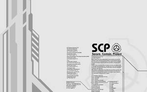 SCP基金會文件，在極簡辦公室環境中列出異常實體和收容程序。 — 遊戲玩家標誌 壁紙