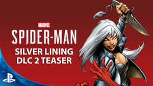 Marvel Spider-Man Silver Lining DLC 2 預告片，展示一位手持匕首的銀髮女子。 — 銀刺蝟 壁紙