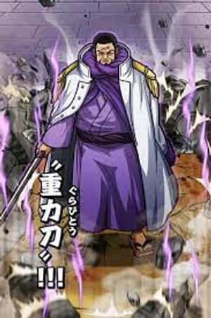 動漫角色身穿紫色盔甲，手持劍並帶有閃電效果。 — 富士山 壁紙