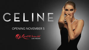Celine Dion 在 Resorts World Las Vegas 開幕活動中穿著黑色連衣裙。 — 席琳·狄翁 壁紙