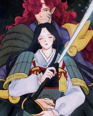 動漫 精靈戰士 持劍 女武士 盔甲 身後 — 桐人 壁紙