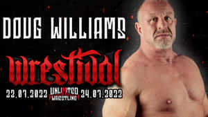 摔角手 Doug Williams 在 Wrestival 活動的宣傳海報中。 — 摔角 壁紙