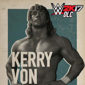 WWE 2K17 DLC封面， featuring 摔角手Kerry Von，長髮，肌肉發達。 — 霍克·霍肯 壁紙