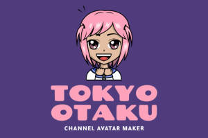 粉紅色頭髮的動漫女孩穿著水手服，微笑並帶有「Tokyo Otaku」文字。 — 中性風格的動畫女孩 壁紙