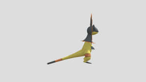 黃色和灰色恐龍狀動漫角色3D渲染 — 電玩遊戲 GIF 壁紙