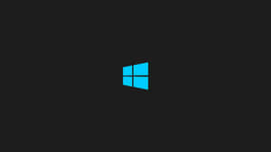 黑色背景上的Windows標誌 — 簡約暗黑美學 壁紙