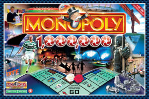 Monopoly棋盤遊戲慶祝100萬套，包含英國地標和Mr Monopoly。 — 地產大亨 壁紙