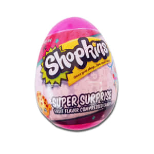粉紅色Shopkins Super Surprise糖果蛋，內含水果味壓縮糖果。 — 妖精尾巴角色 壁紙