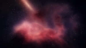 在無數恆星中，深空中閃耀著充滿活力的粉紅色和紫色星雲。 — 夜空 壁紙