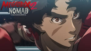 來自 Megalobox 2 Nomad 的動畫角色，眼神銳利，深色頭髮。 — Megalobox 壁紙