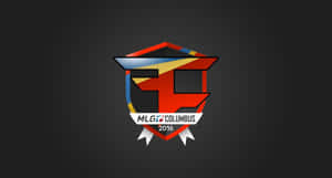深灰色背景上的 MLG Columbus 2016 電競錦標賽標誌 — 遊戲玩家標誌 壁紙