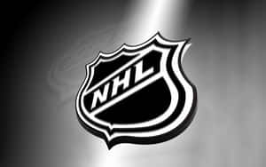 NHL標誌在灰色漸變背景上被聚光燈照亮 — 運動 壁紙