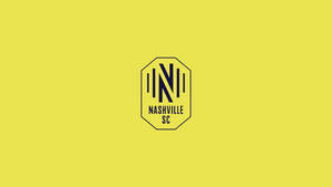 Nashville SC 足球隊標誌在黃色背景上 — 運動 壁紙