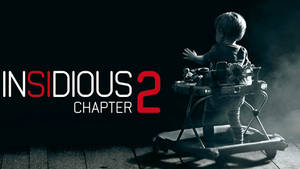 小孩在學步車上，在黑暗霧氣房間中，標題「Insidious Chapter 2」 — 冤罪殺機 壁紙