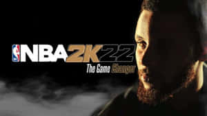 NBA 2K22遊戲封面， featuring 一個籃球運動員在戲劇性燈光下。 — 電玩遊戲 GIF 壁紙