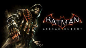 Batman Arkham Knight 遊戲標誌，配以黑暗兜帽反派。 — 黑暗騎士 壁紙