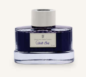 Graf von Faber-Castell 的鈷藍色鋼筆墨水樽 — 藍色美學電腦 壁紙