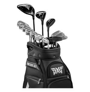 PXG高爾夫球袋，球桿準備好隨時打球。 — 乾淨 壁紙