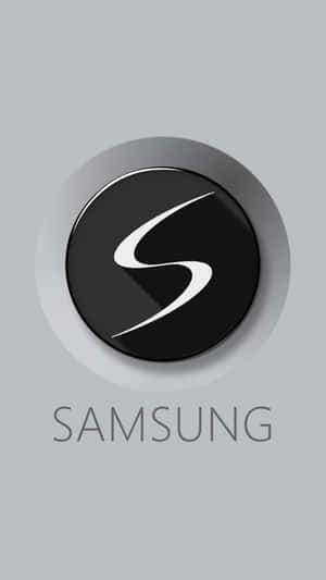 灰色背景上的Samsung標誌 — Galaxy S25 Ultra 壁紙