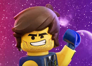在太空中戴著拳擊手套微笑的LEGO角色 — 樂高旋風忍者 壁紙