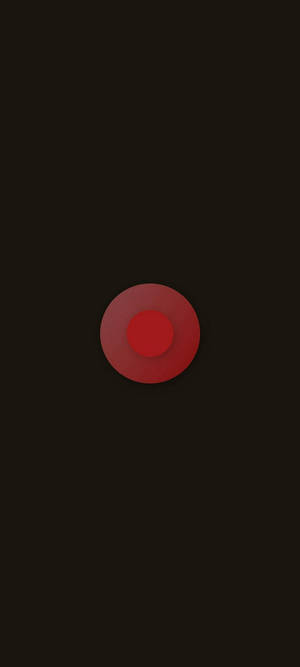 深色背景上的兩個紅色圓圈 — 1440x3200 壁紙