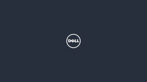 深藍色背景上的Dell標誌 — 戴爾筆記型電腦 壁紙