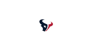 休士頓德州人NFL球隊標誌，以風格化的公牛頭和星星為特色。 — 德克薩斯州旗 壁紙