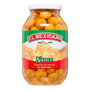 El Mexicano 品牌南斯果實糖漿玻璃罐。 — 水果 壁紙