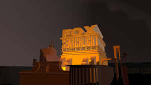 Fox Searchlight Pictures標誌在夜間發光 — 光線 壁紙