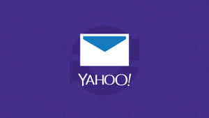 Yahoo電子郵件標誌在帶有圓點紋理的紫色背景上 — 雅虎 壁紙