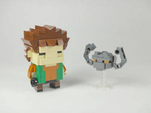 LEGO風格人形公仔及機器人玩具展示 — 樂高 壁紙