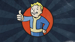 卡通角色Vault Boy做出豎起大拇指的手勢。 — 異塵餘生 GIF 壁紙