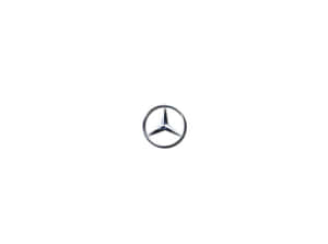 白色背景上的賓士標誌 — Mercedes-Benz 壁紙