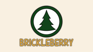 Brickleberry 標誌，圓圈內有松樹，下方有品牌名稱。 — 電視節目 壁紙