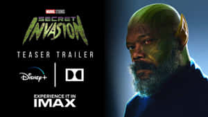 Marvel Studios《秘密入侵》預告片中，一個綠色皮膚、紅眼睛、尖耳朵的外星人。 — 漫威復仇者聯盟 壁紙