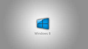 灰色漸變背景上的 Windows 8 標誌 — 暗黑美學電腦 壁紙