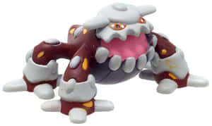 一個塑膠玩具公仔，Pokémon ゴローニャ，帶有栗色和灰色部分。 — 極速快感熱焰 壁紙