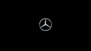 黑色背景上的 Mercedes-Benz 標誌 — Mercedes Benz C300 壁紙