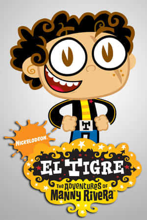 卡通角色 El Tigre 微笑著舉起拳頭 — 巴布羅·埃斯科巴 壁紙