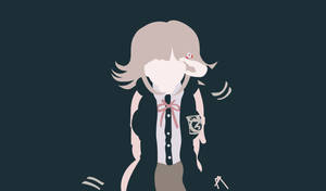 穿著校服的動漫女孩在深色背景前拿著杯子擦眼淚 — NANA 動畫 壁紙