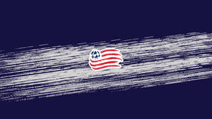 美國國旗足球，在深藍色背景上帶有動態模糊痕跡 — 運動 壁紙