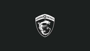 MSI Gaming G Series標誌，帶有龍徽章，黑色背景 — Msi 電競 壁紙