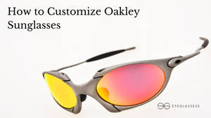 Oakley太陽眼鏡，帶有黃色和粉紅色鏡面鏡片，白色背景上有文字。 — 運動 壁紙