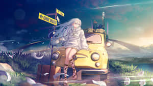 動漫汽車背景